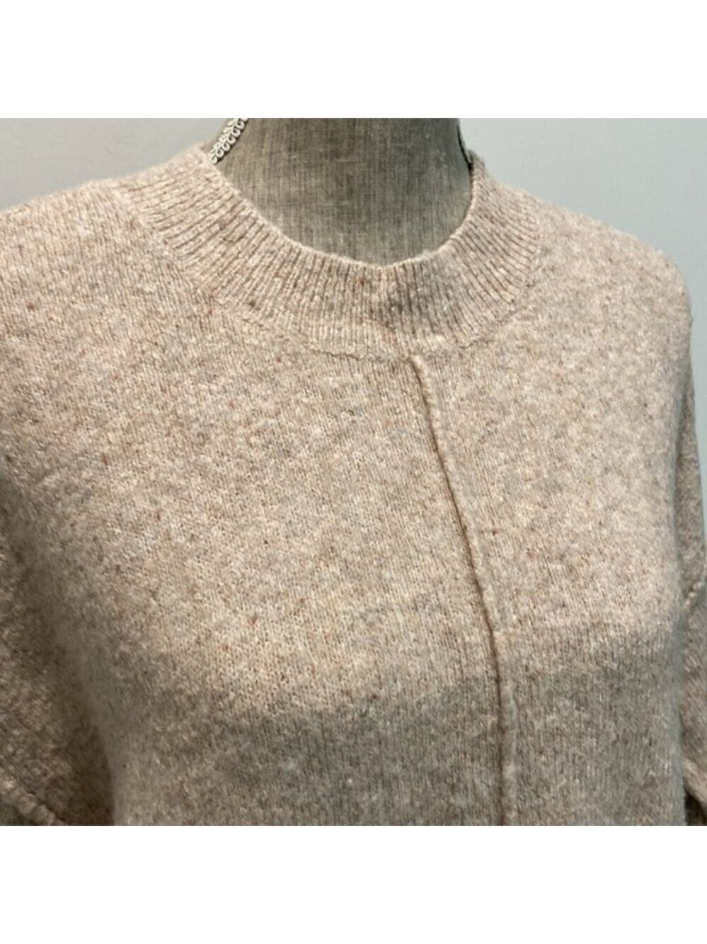 Roots Wool Sweater Oversized Jumper preppy Quiet Luxury - Picture 6 of 13